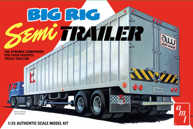 AMT Round 2 1/25 Scale AMT1234/06 - Fruehauf 40' Semi Trailer Miller Beer