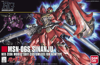 116 MSN-06S Sinanju Neo Zeon Mobile Suit Customized for Newtype HGUC