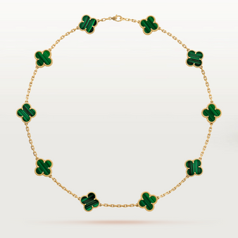 Clover Necklace Green