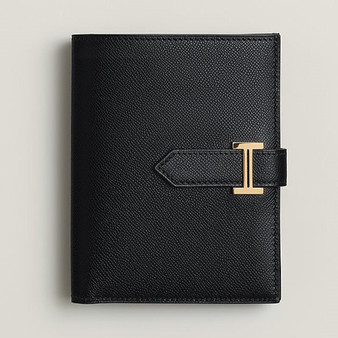 H Clasp Wallet Black