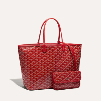 Luxe Tote Bag Red