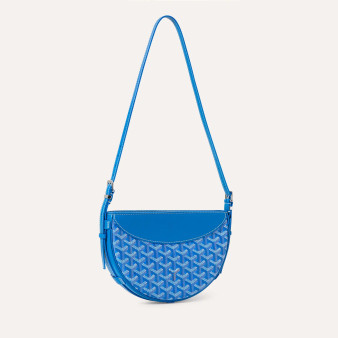 Luxe Saddle Bag Blue