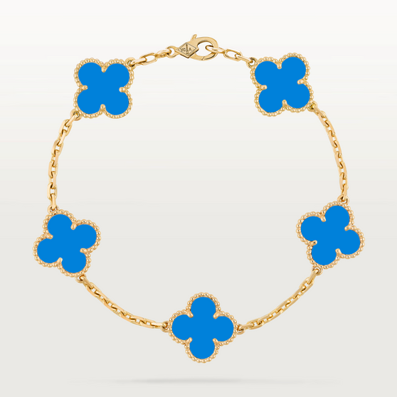 Clover Bracelet Blue