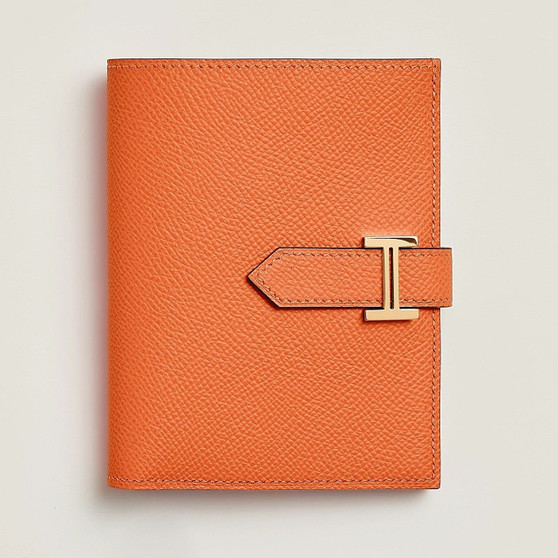 H Clasp Wallet Orange