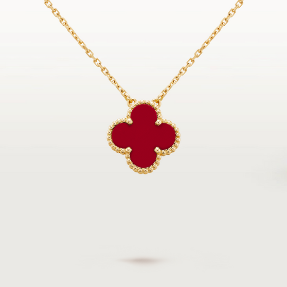 Clover Pendant Red