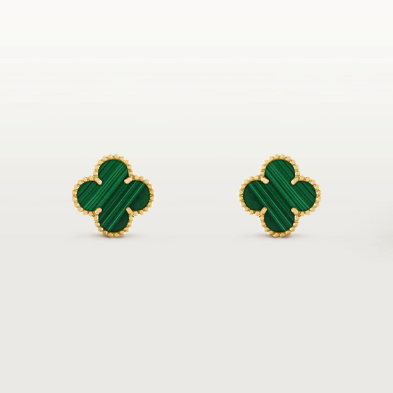Clover Earrings Green