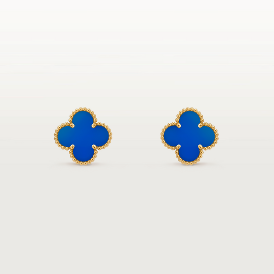 Clover Earrings Blue