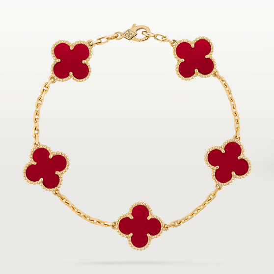 Clover Bracelet Red