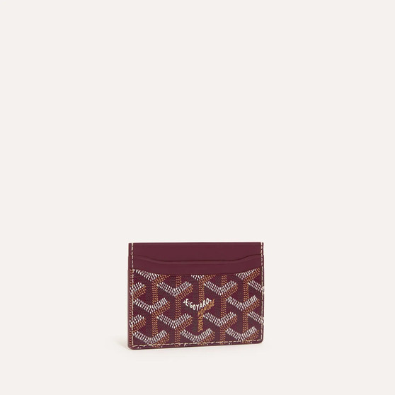 Luxe Card Holder Burgundy