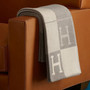 H Throw Blanket Light Grey