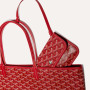 Luxe Tote Bag Red