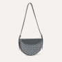 Luxe Saddle Bag Grey