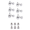 Fender Locking Stratocaster/Telecaster Staggered Tuning Machines in Polished Chrome (Set of 6)