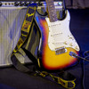 Fender 2" Monogrammed Strap, Black/Yellow/Brown