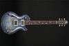 Patrick James Eggle Macon Master Grade Carve Top Semi-Hollow with Falling Leaves Inlay in Denim Blue Burst #30964