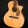 Fender Newporter Player Electro Acoustic, Walnut Fingerboard, Gold Pickguard in Natural