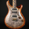 PRS Modern Eagle V Wood Library 10 Top with Ziricote Fingerboard in Burnt Maple Leaf with Black Paisley Case #0378725