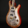 PRS Modern Eagle V Wood Library 10 Top with Ziricote Fingerboard in Burnt Maple Leaf with Black Paisley Case #0378725