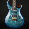 PRS Modern Eagle V Wood Library 10 Top, Ziricote Fingerboard in Cobalt Blue, Natural Back with Black Paisley Case #0378728