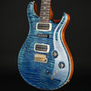 PRS Modern Eagle V Wood Library 10 Top with Ziricote Fingerboard in River Blue with Black Paisley Case #0378727