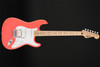 Squier Sonic Stratocaster HSS, Maple Fingerboard, White Pickguard in Tahitian Coral