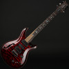PRS Wood Library Special Semi-Hollow 22 10-Top Quilt, Flame Maple Neck in Fire Red with Black Paisley Case #0379116