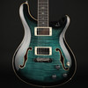 PRS SE Hollowbody II Piezo in Peacock Blue Smokeburst with Case #I01473