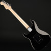 Squier FSR Squier Sonic Stratocaster, Maple Fingerboard, Black Pickguard, White Plastic Parts in Black