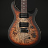 PRS SE Custom 24-08 Poplar Burl Limited Edition in Charcoal Cherry Midnight Burst with Gig Bag #G117534