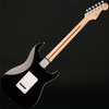 Squier Sonic Stratocaster Left-Handed, Maple Fingerboard, White Pickguard in Black