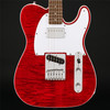 Squier Affinity Series Telecaster FMT SH, Laurel Fingerboard, White Pickguard in Crimson Red Transparent