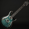 PRS SE Hollowbody II Piezo in Peacock Blue Smokeburst with Case #I00824