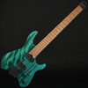 Cort Space G6MS SGTQ Headless Multi-Scale Electric Guitar in Semi Gloss Turquoise with Gig Bag