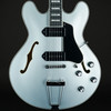 Eastman T64-T-IBM 16" Hollow Thinline, Trapeze in Ice Blue Metallic