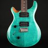 PRS SE Custom 24 Left-Handed in Turquoise with Gig Bag #F080040