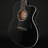 Taylor 214ce-BLK Plus Grand Auditorium Cutaway, ES2 in Black with Gig Bag #2206016453