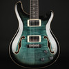 PRS SE Hollowbody II Piezo in Peacock Blue Smokeburst with Case #I01562