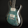 PRS SE Hollowbody II Piezo in Peacock Blue Smokeburst with Case #I01447