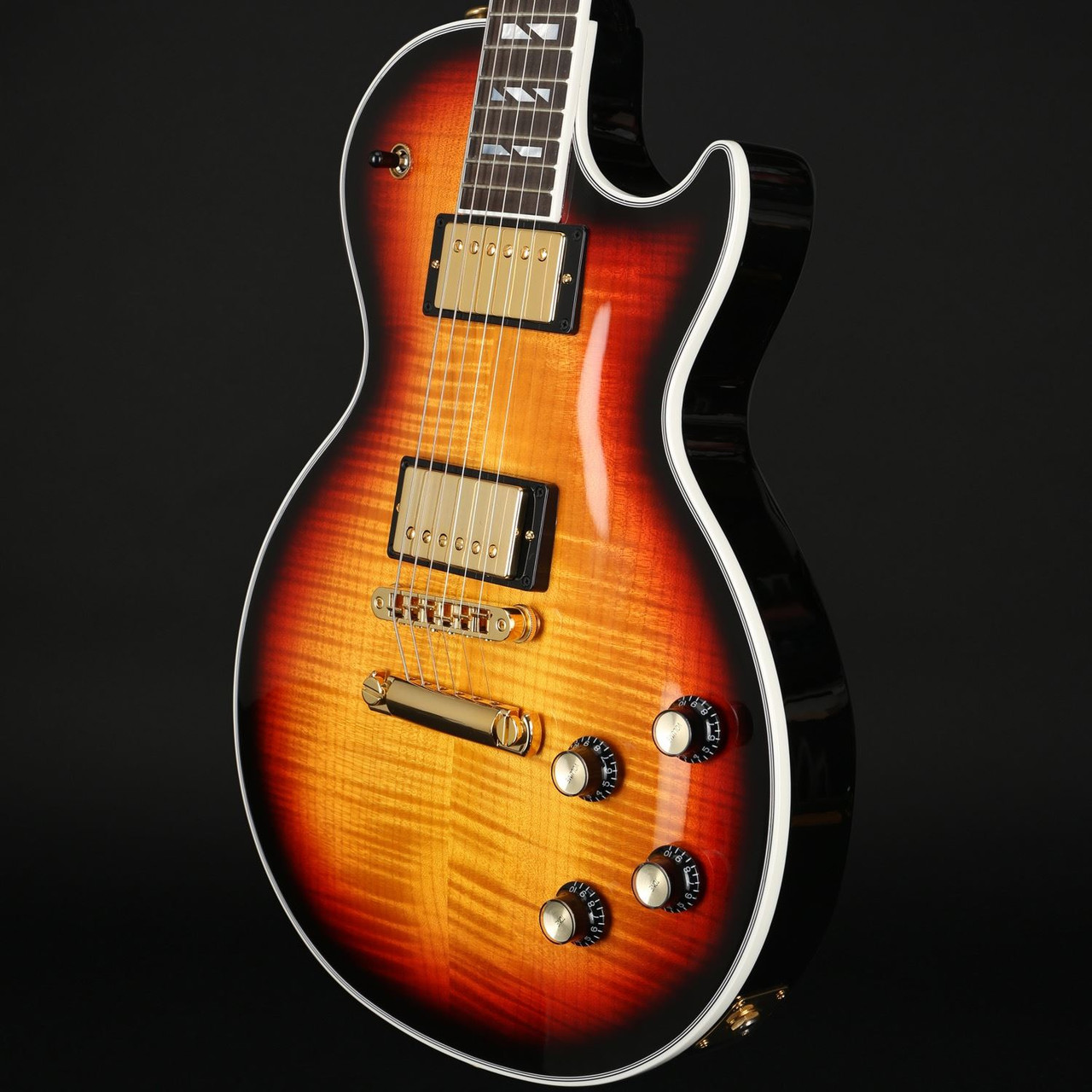 Gibson Rolled Edge Slash-Cut Tip - 5in OD/2.25-2.5in Inlet/12in Length - Black Ceramic main image 0