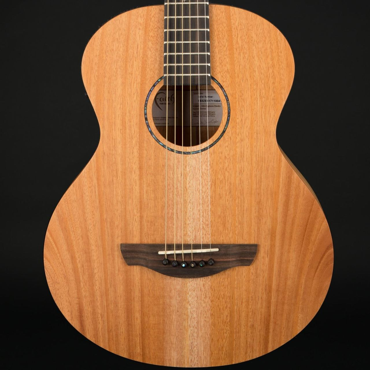 faith fdnmg nomad mini neptune electro acoustic guitar