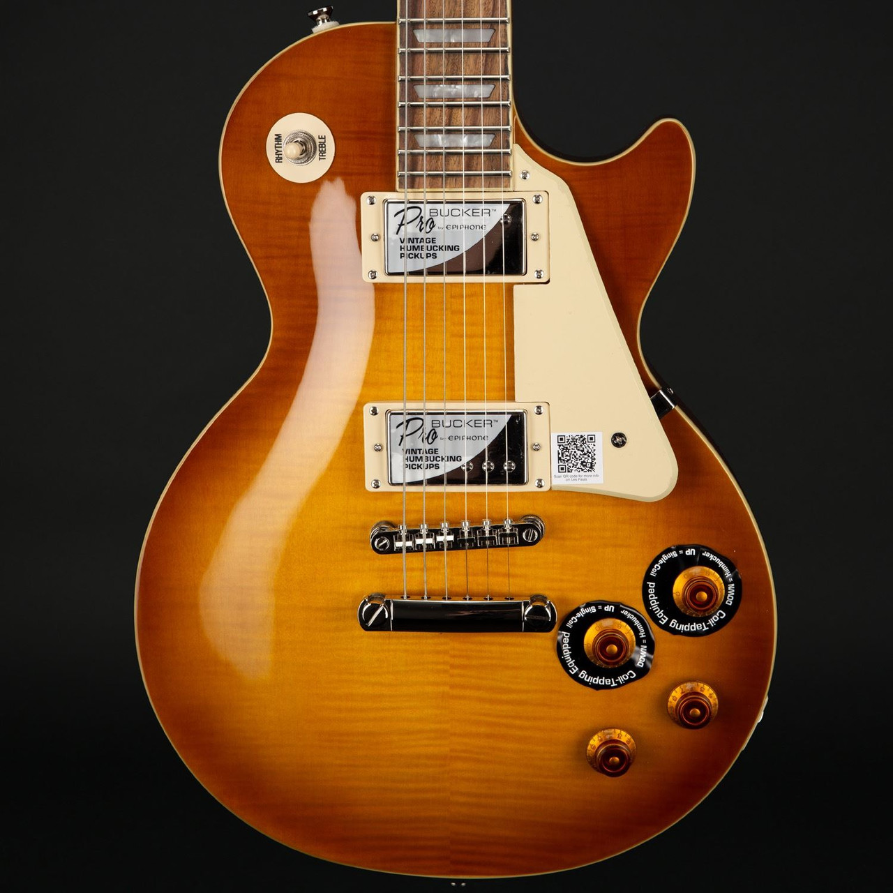 Epiphone Les Paul Standard Plustop Pro In Honey Burst Wildwire Guitars