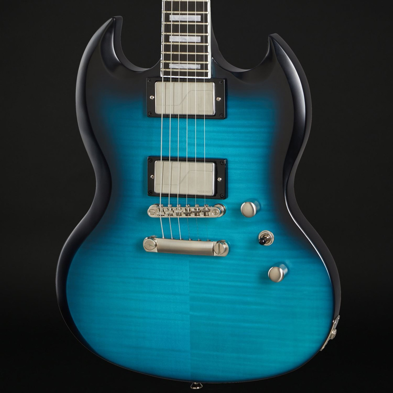 Epiphone SG Prophecy in Blue Tiger Aged Gloss