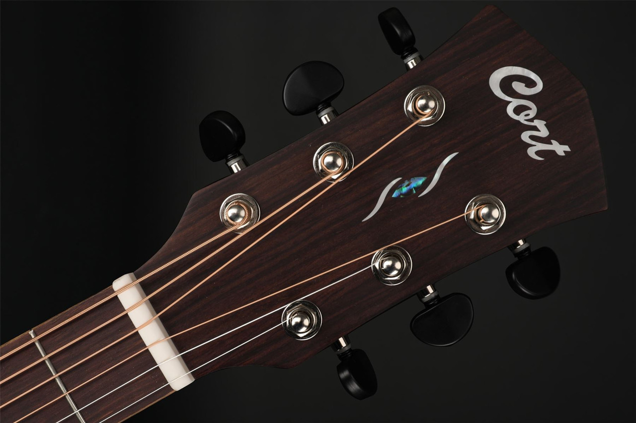 cort black guitar
