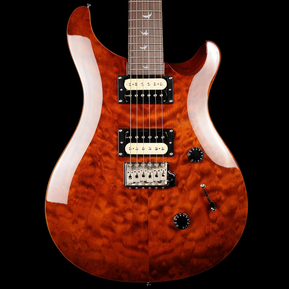 PRS SE 30th Anniversary Custom 24 in Chestnut Quilt Top with Gigbag