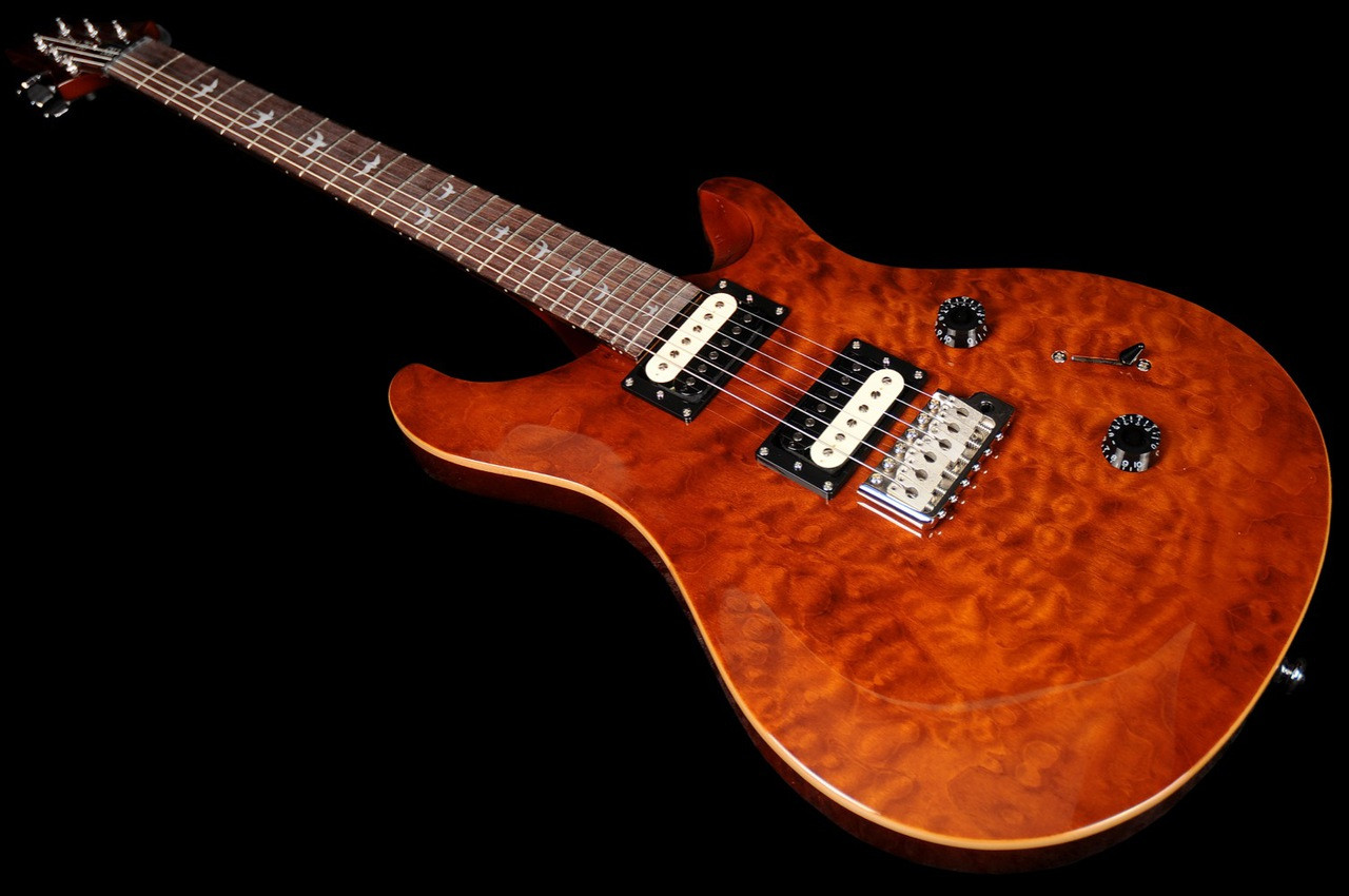 PRS SE 30th Anniversary Custom 24 in Chestnut Quilt Top with Gigbag