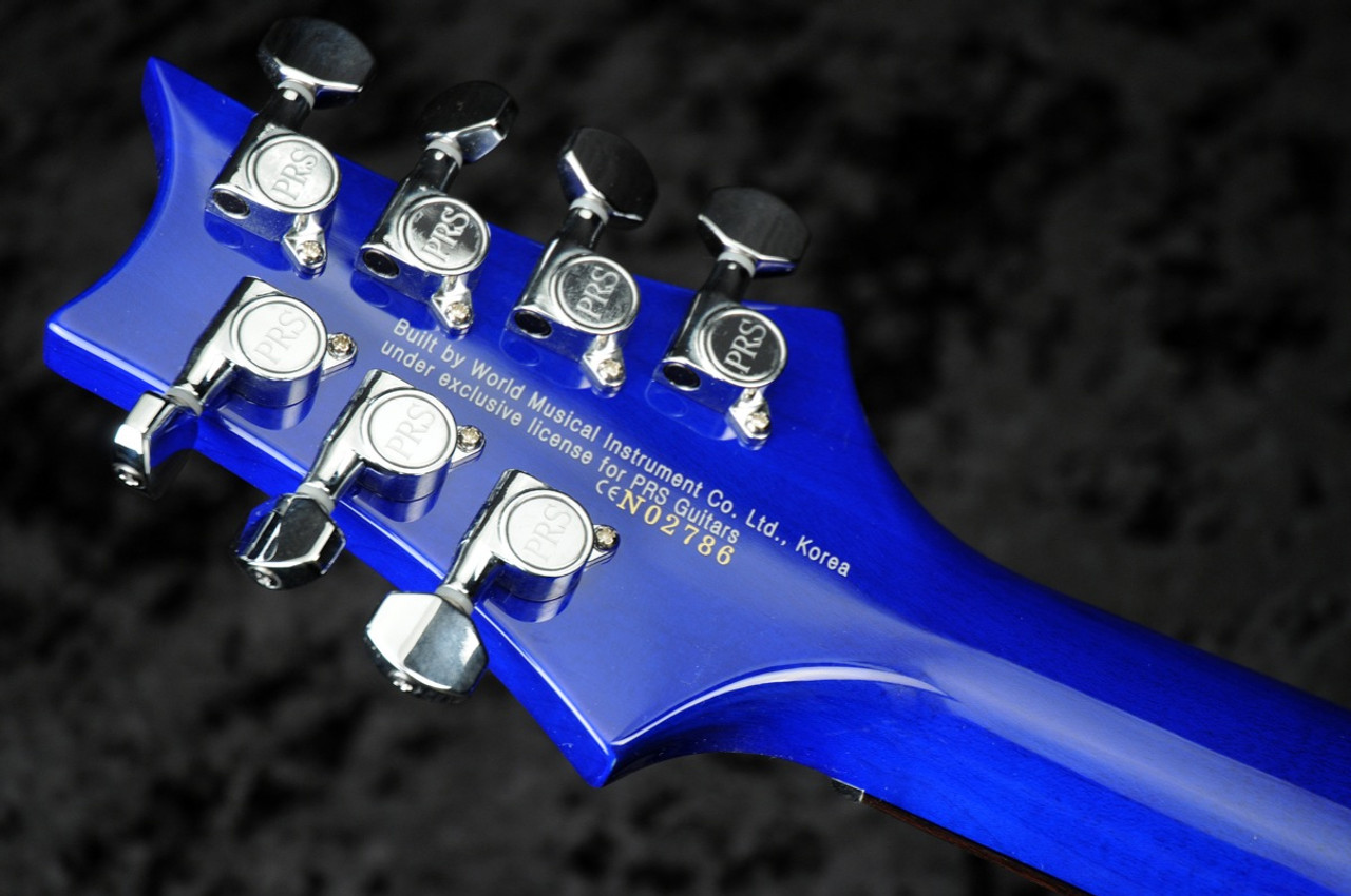 prs 7 string blue