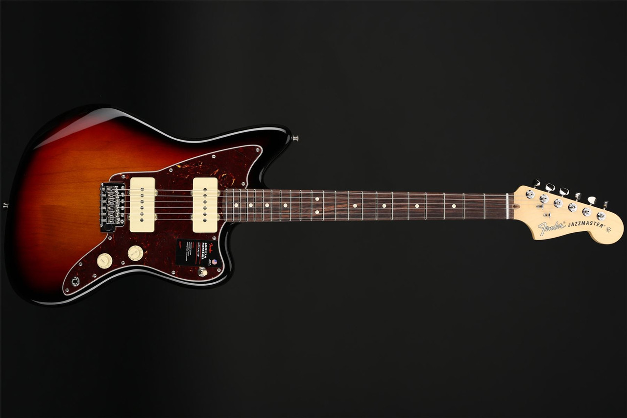 Fender American Performer Jazzmaster in 3-Colour Sunburst with Gig
