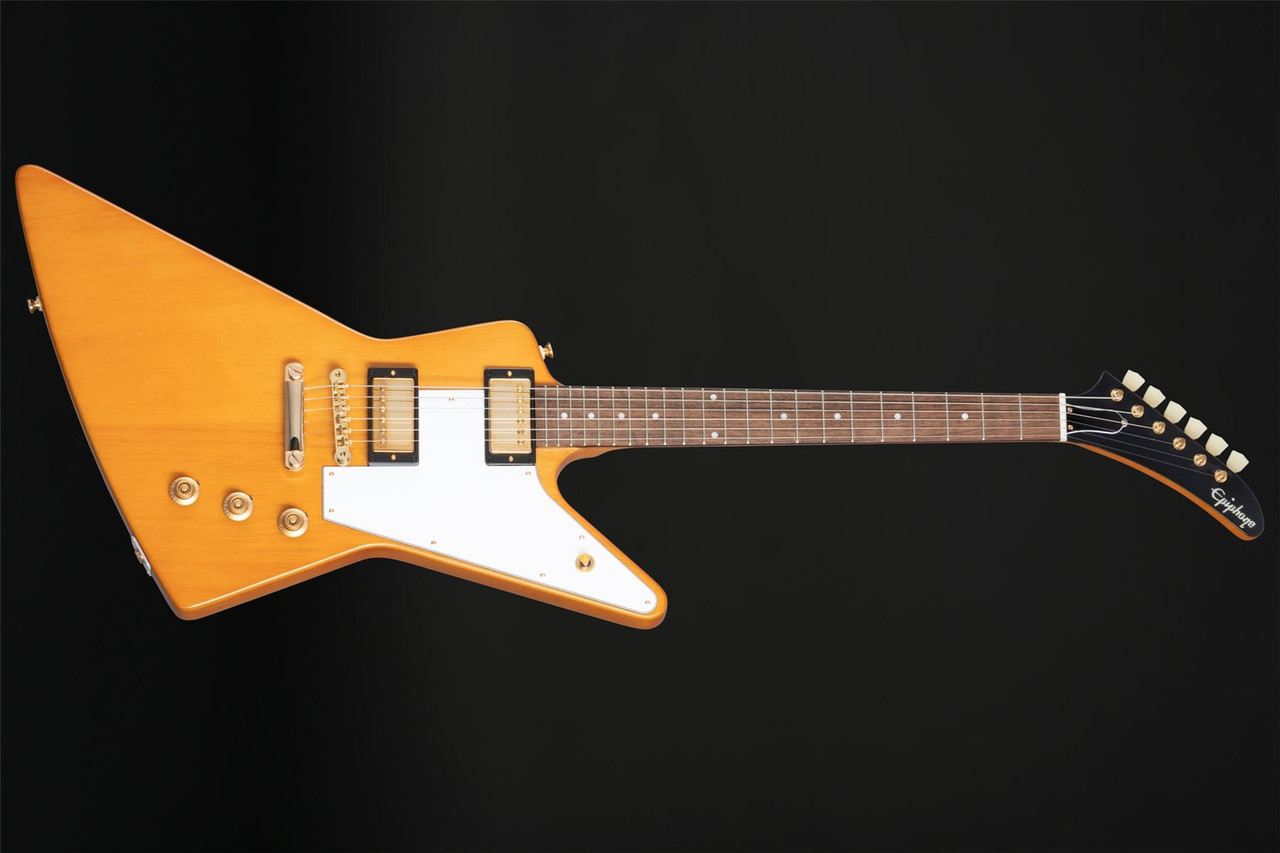 ギター Epiphone Korina Explorer Aged Natural Epiphone Korina Explorer Aged Natural – United States