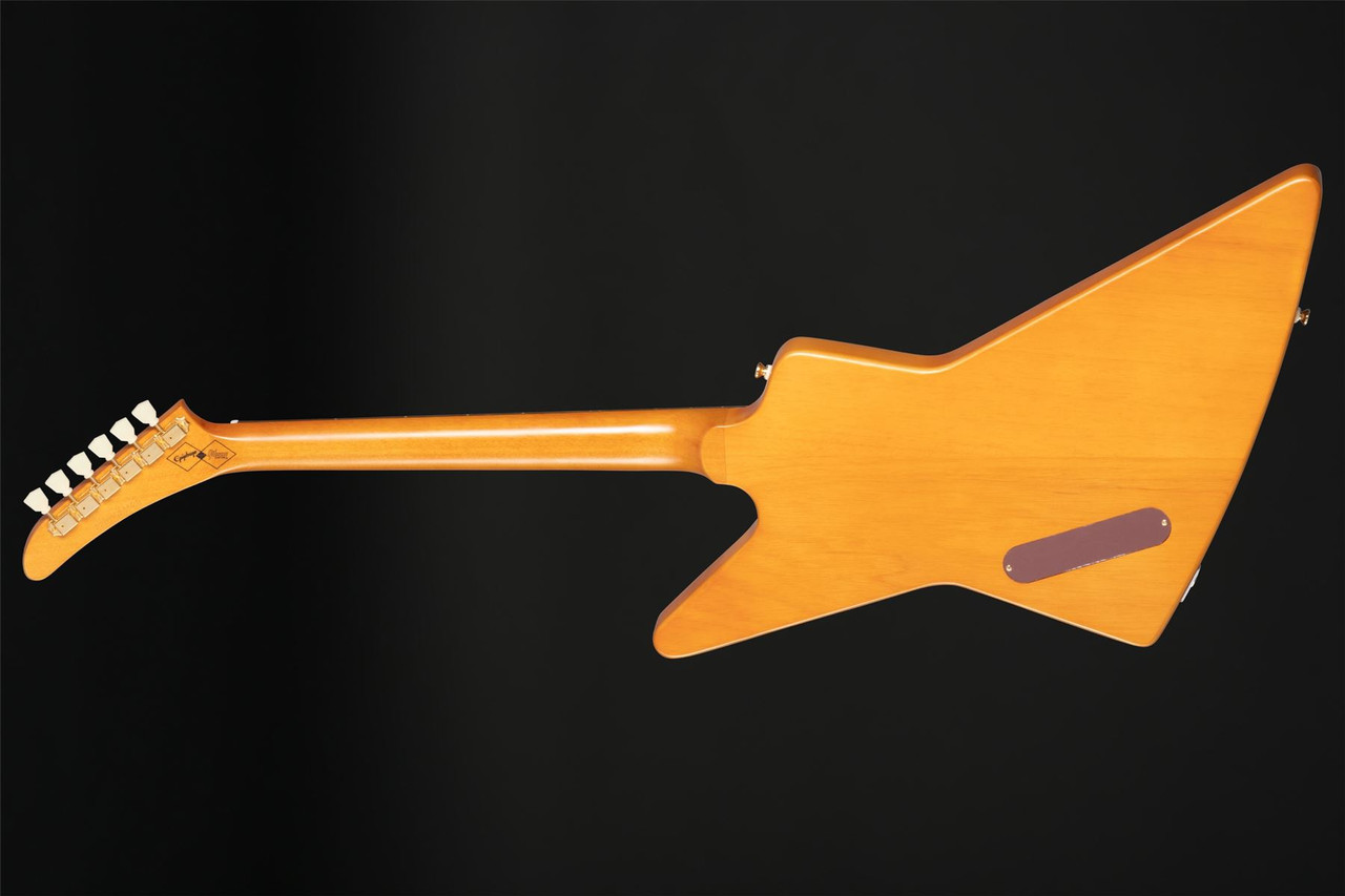 Epiphone 1958 Korina Explorer, White Pickguard in Aged Natural