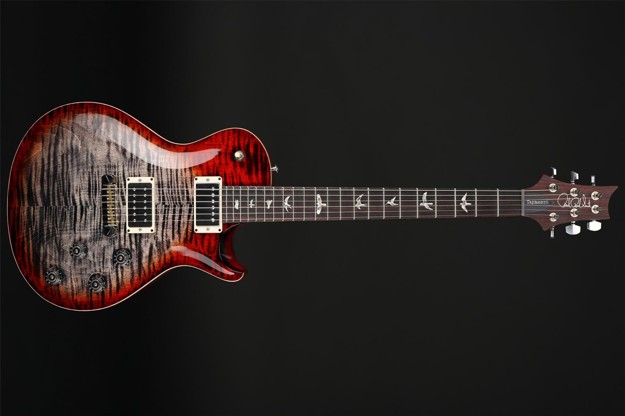 PRS Tremonti Stoptail in Charcoal Cherry Burst #0369815 - Wildwire